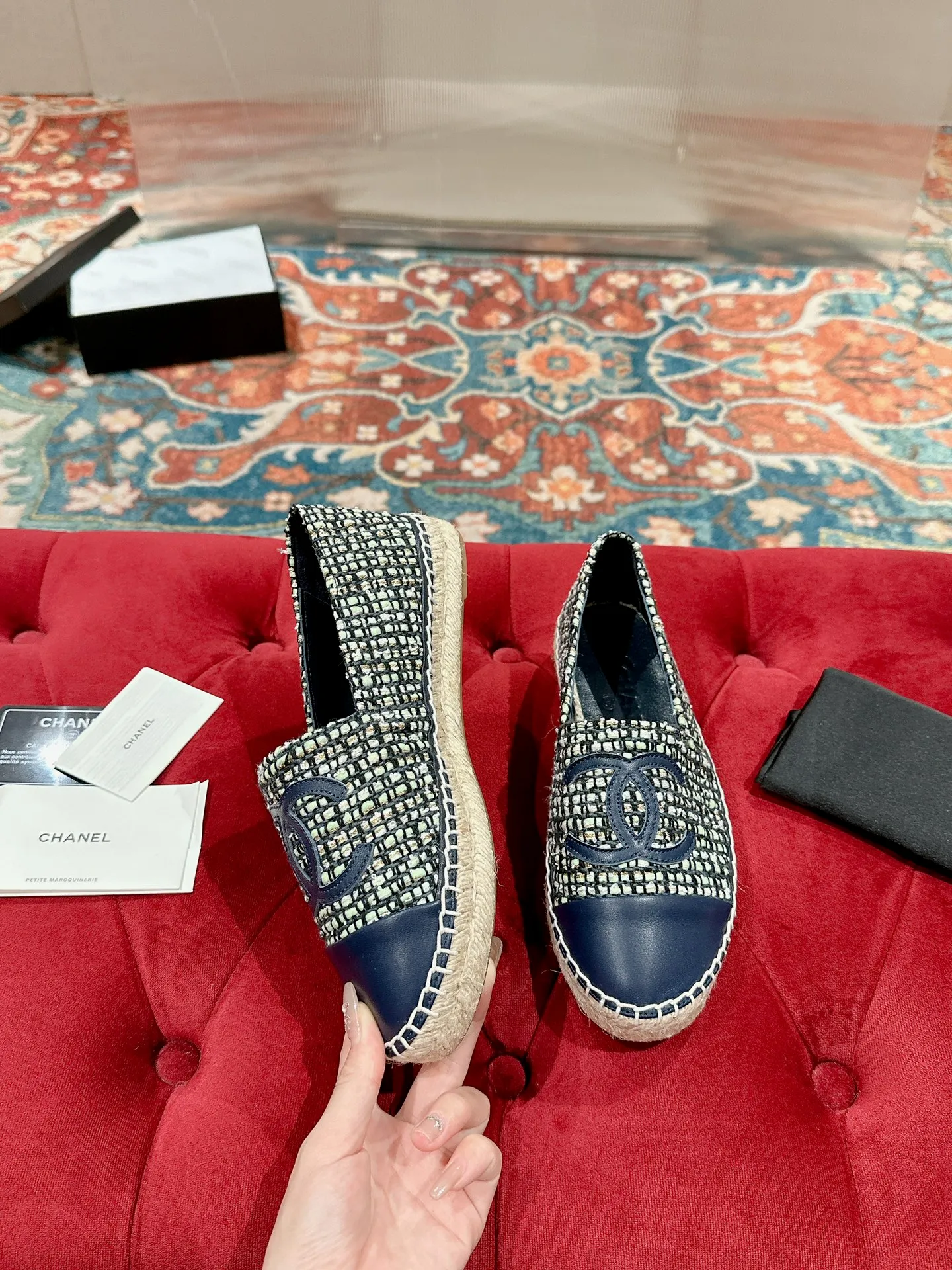 👟👟Ex-factory price 400👟👟 CHANEL 2024 early spring new fisherman shoes, top version 👏👏The inner pads are all made of original imported sheepskin! Code number: 35 - 40 (34.41.42 customized, non-returnable) standard code with full set of packaging